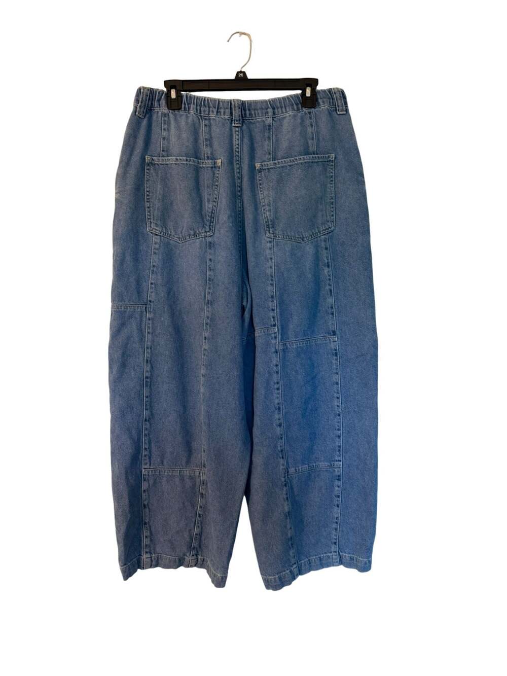 Free People Easy Yuki Pull-On Barrel Jeans Size M - Picture 5 of 6